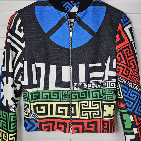 SHEIN Cropped Colorful Lined Jacket - Picture 8 of 15